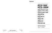 Sony PCS-UC150 Service Manual