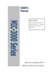 Advantech MIC-3000 Series User Manual