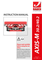 Rauch AXIS-M 40.2 Instruction Manual