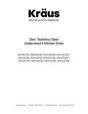 Kraus Dex KA1US21B Installation Manual
