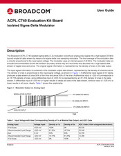 Broadcom ACPL-C740 User Manual