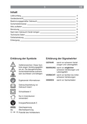 Cleanmaxx 03429 Operating Instructions Manual