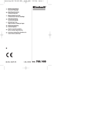 EINHELL WIS 700/400 Operating Instructions Manual