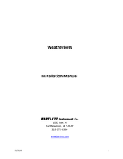 Bartlett WeatherBoss Installation Manual