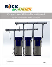 BOCK OptiTHERM OT125 Installation Manual