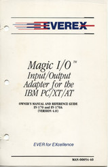 Everex Magic I/O EV-170A Owner's Manual And Reference Manual