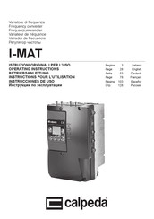 Calpeda I-MAT 25,8 TT-C Operating Instructions Manual