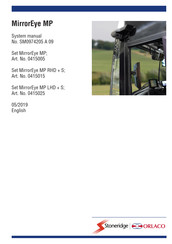 Stoneridge Orlaco MirrorEye MP System Manual