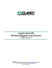 J.R. Clancy SceneControl 100 Operating Instructions Manual