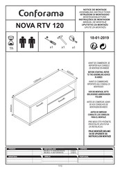 CONFORAMA NOVA RTV 120 214670 Assembling Instructions