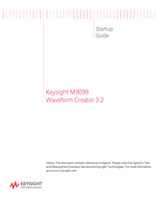 Keysight M9099 Startup Manual
