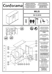 CONFORAMA MILIS Assembling Instructions