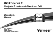 Vermeer Navigator D7 11 Series Operator's Manual