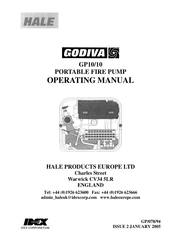 HALE Idex Godiva GP10/10 Operating Manual