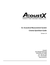 AcoustX D2 Quick Start Manual