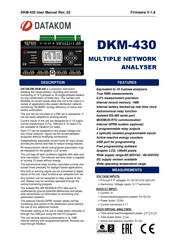 Datakom DKM-430 User Manual