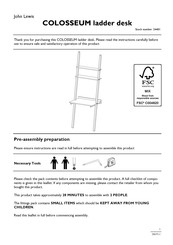 John Lewis COLOSSEUM 24401 Manual