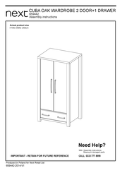 Next CUBA 659442 Assembly Instructions Manual