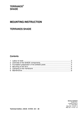 Berliner Seilfabrik TERRANOS Mounting Instruction