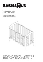 Babies R' Us Roma Cot Instructions Manual