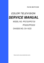 Daewoo PF2730 Service Manual