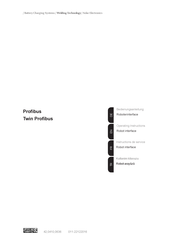 Fronius Profibus Operating Instructions Manual