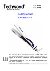 TECHWOOD TFL-087 Instruction Manual