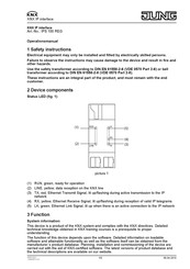 Jung IPS 100 REG Operationsmanual