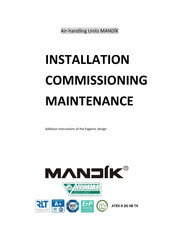 Mandik M + Series Installation, Commissioning Maintenance