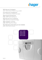 hager G450-30X Installation Manual