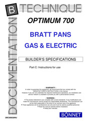 Bonnet SA 30 Instructions For Use Manual