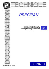 Bonnet PRECIPAN Operating Manual