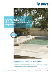 BWT COVERDECK Installation And Operating Instructions Manual