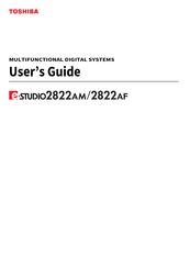 Toshiba e-studio 2822AM User Manual