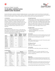 Farpointe Data Delta3 Quick Start Manual