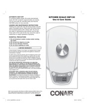 Conair CNF130 Use & Care Manual