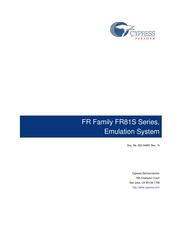Cypress FR81S Series Manual