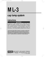 MSA ML-3 Instructions Manual