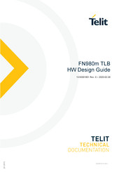 Telit Wireless Solutions FN980m TLB Hardware Design Manual