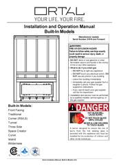 ORTAL Curve Series Installation And Operation Manual