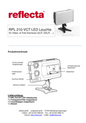 Reflecta 20375 Manual