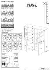 FMD Furniture VIBORG 4 4004 Assembly Instruction Manual