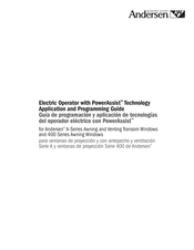 Andersen PowerAssist Applications And Programming Manual