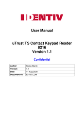 Identiv 8216 User Manual