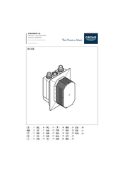 Grohe EUROSMART COSMOPOLITAN E 36 339 Manual