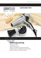 Unold PROFI 87340 Instructions For Use Manual