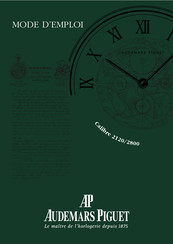 Audemars Piguet Calibre 2120 Manual