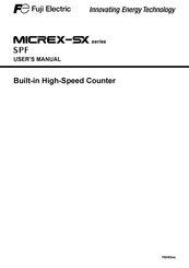 Fuji Electric MICREX-SX Series User Manual