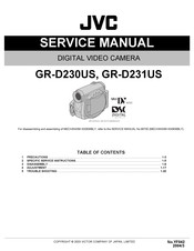 JVC GR-D231US Service Manual