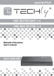 Techly IDATA HDMI-4SP User Manual